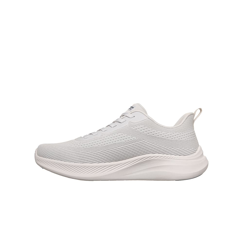 Tenis SkechersHombre Textured Engineered Knit- Blanco