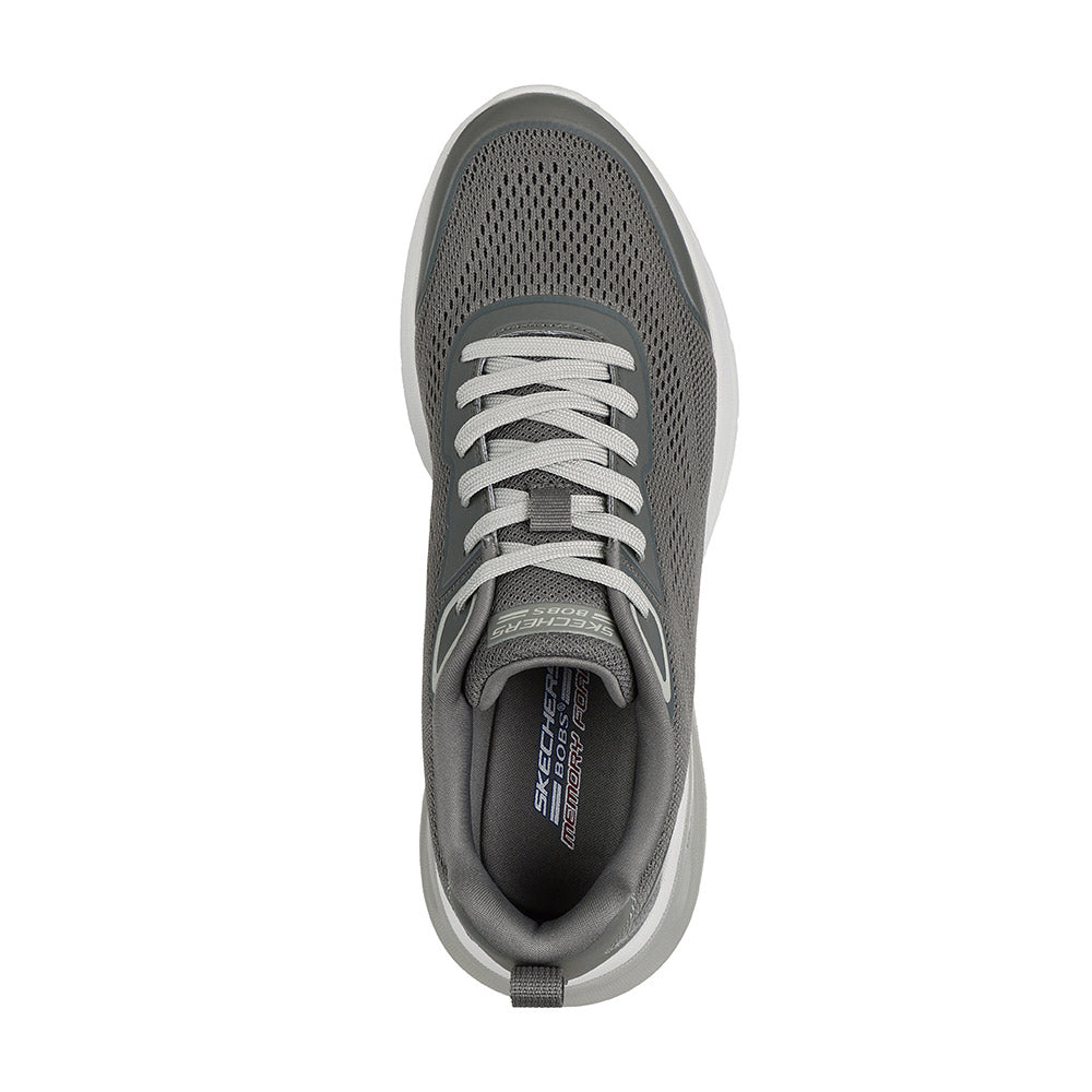 Tenis Skechers Hombre Bobs Arc Waves 2.0 Classrank - Gris Oliva