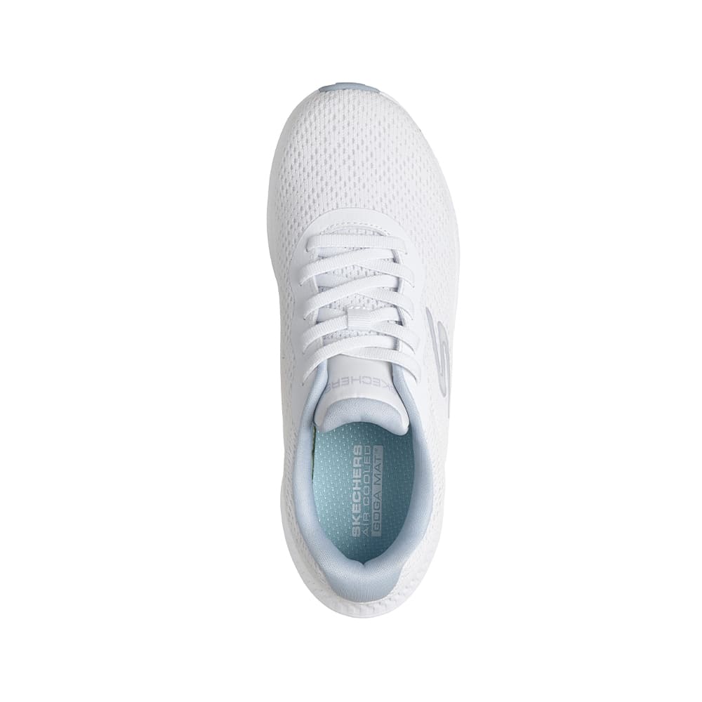 Tenis SkechersMujer Athletic Mesh Bungee- Blanco