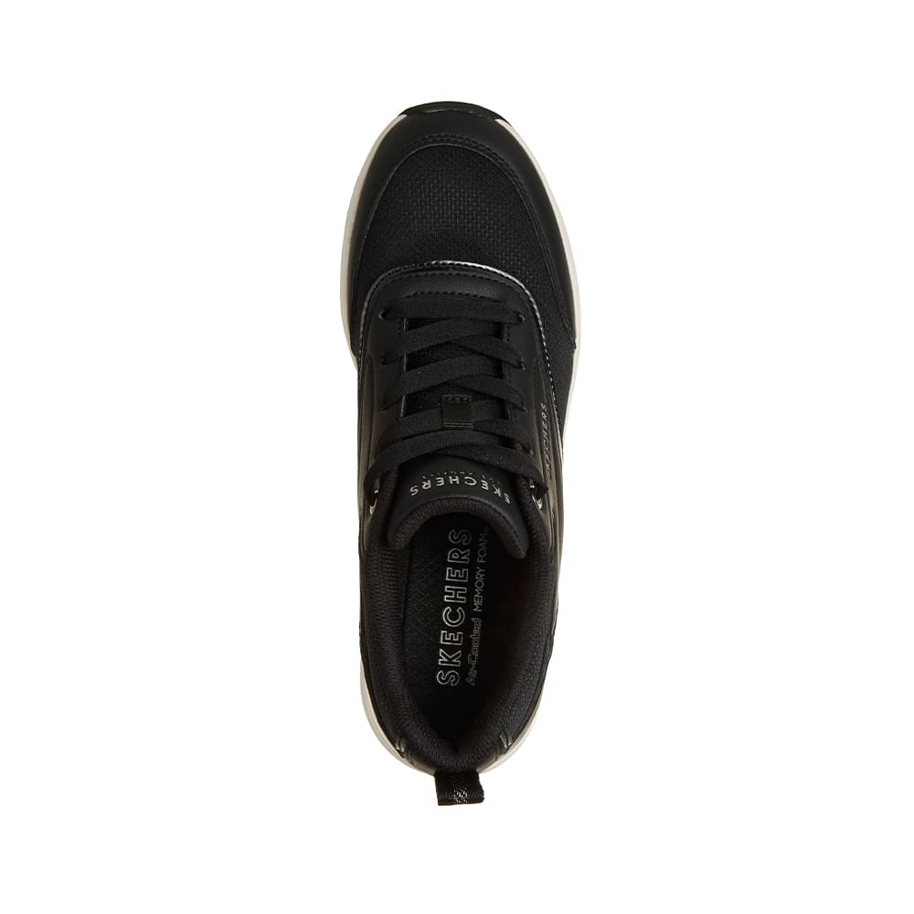Tenis SkechersMujer Duraleather - Mesh W/- Negro