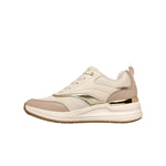 Tenis SkechersMujer Duraleather - Mesh W/- Cafe