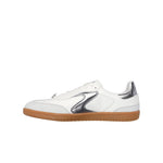 Tenis SkechersMujer Duraleather Metallic Popped- Blanco