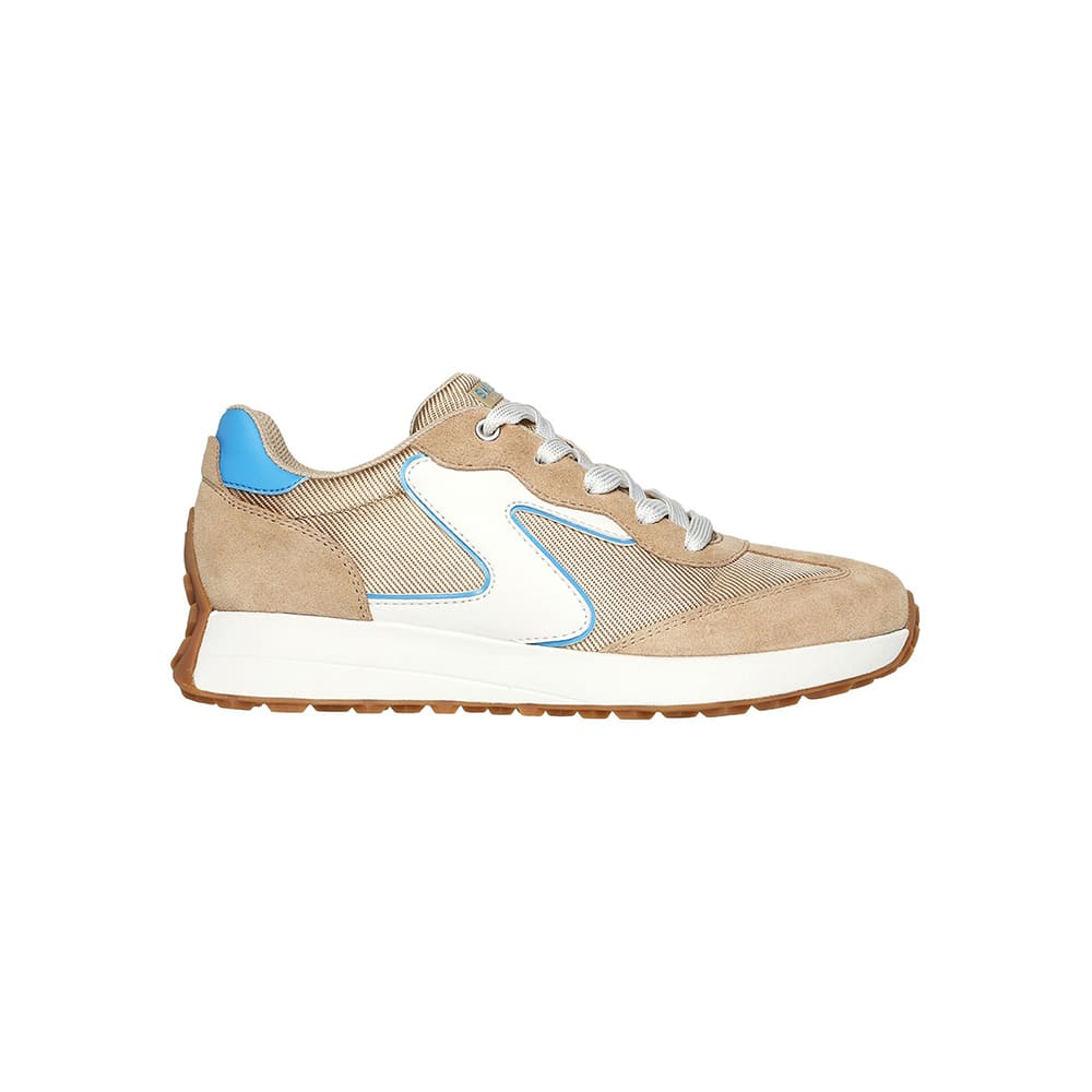 Tenis Mujer Skechers Gusto Zesty - Beige-Azul