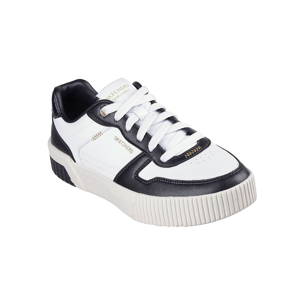 Tenis Mujer Skechers Jade - Blanco-Negro