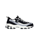 Tenis Mujer Skechers D'Lites Smooth Nostalgia - Negro