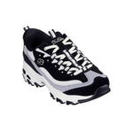 Tenis Mujer Skechers D'Lites Smooth Nostalgia - Negro