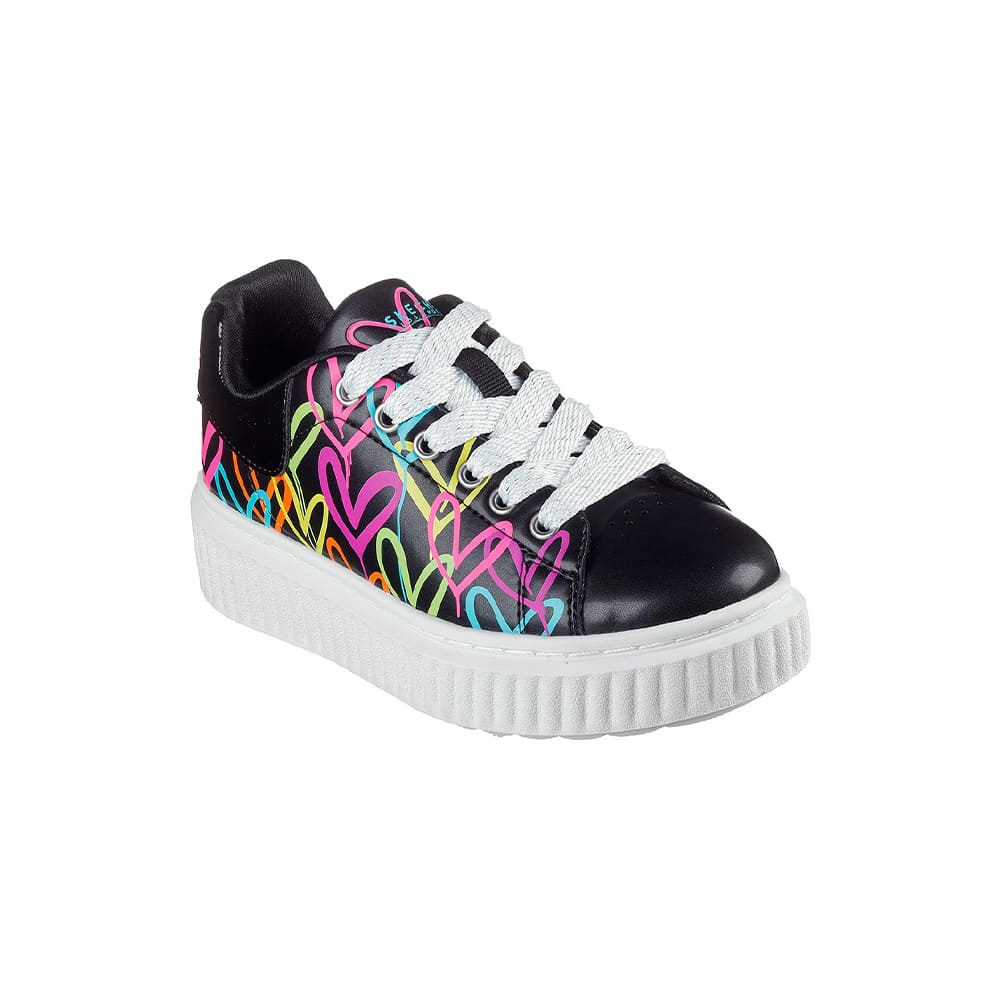 Tenis Mujer Skechers Hi-Ridge Heart Takeover - Negro