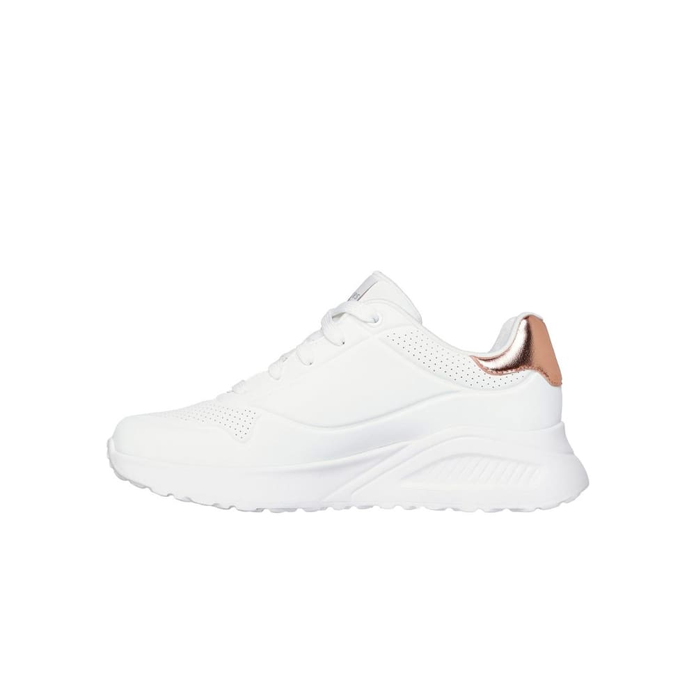 Tenis Mujer Skechers Uno Lite Shimmeralong - blanco