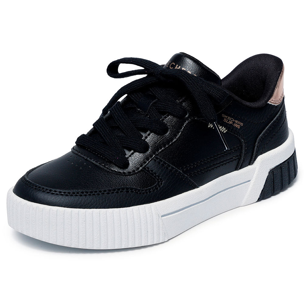 Tenis Skechers Kids Jade-Metallic - Negro