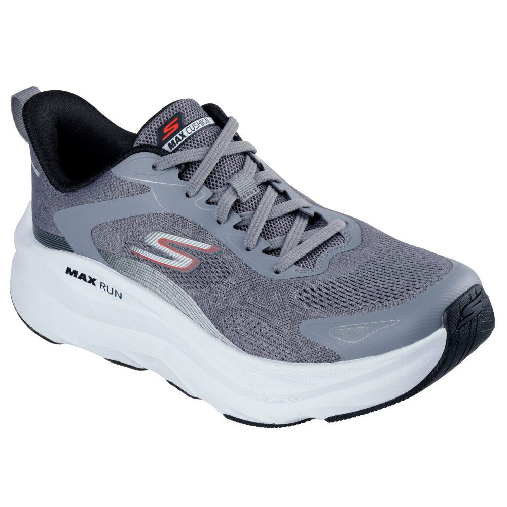 Tenis Hombre Skechers Max Run Pace Wave - Gris