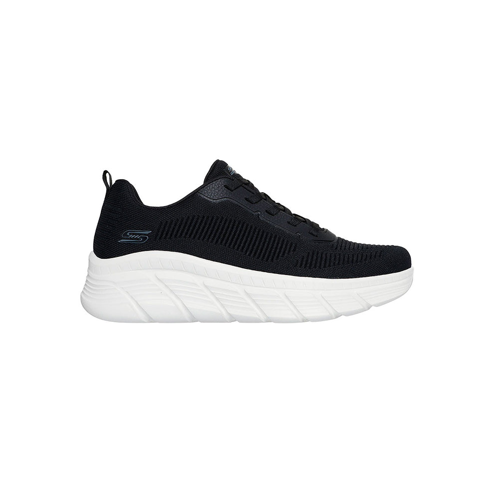 Tenis Skechers Hombre Bobs B Flex Hi - Negro/Blanco