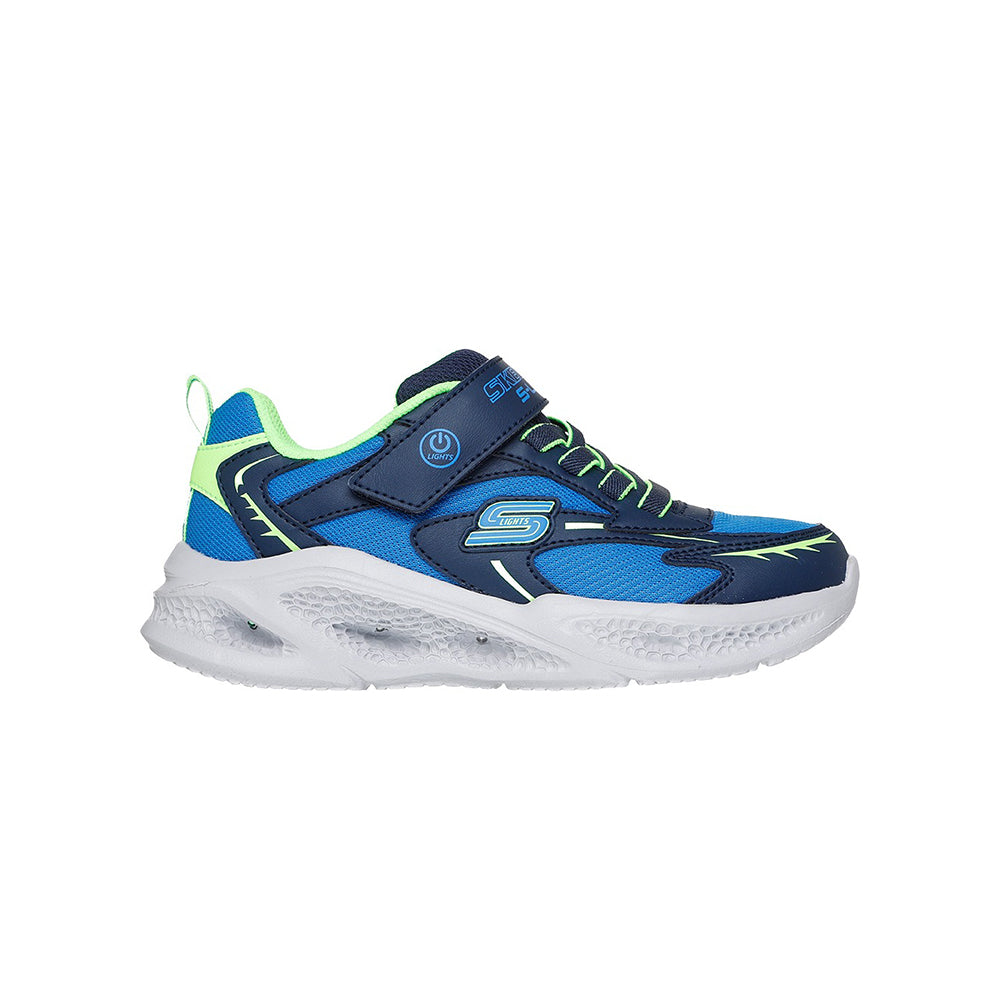 Tenis Skechers Kids Meteor Ligths Glow - Azul