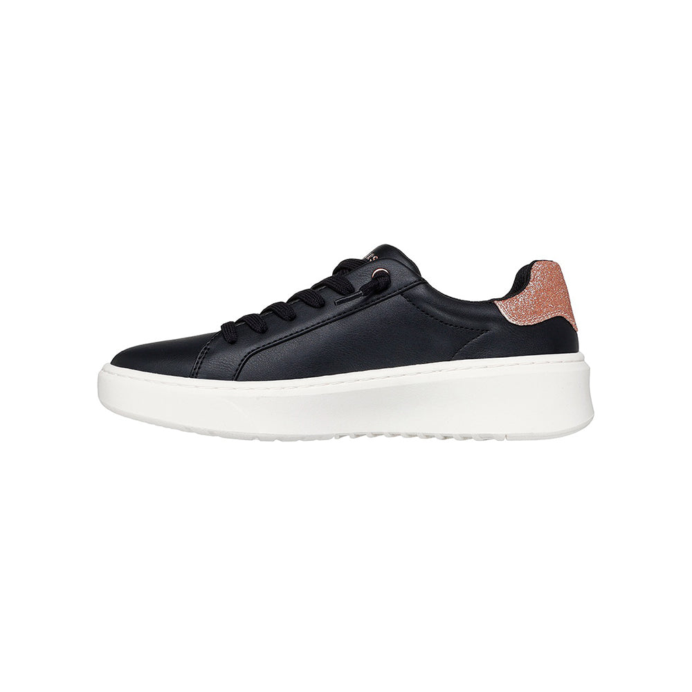 Tenis Mujer Skechers Court Break - Negro - Blanco
