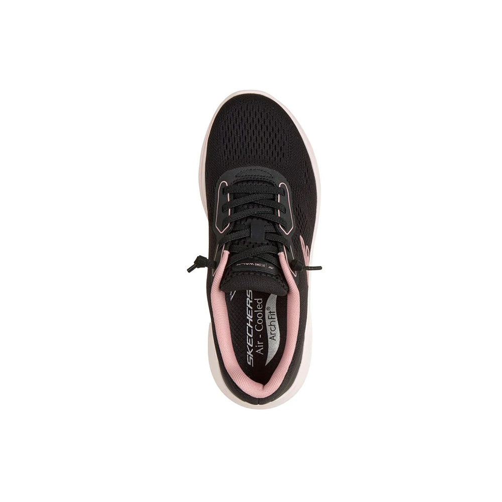 Tenis Mujer Skechers Go Walk Arch Fit - Negro