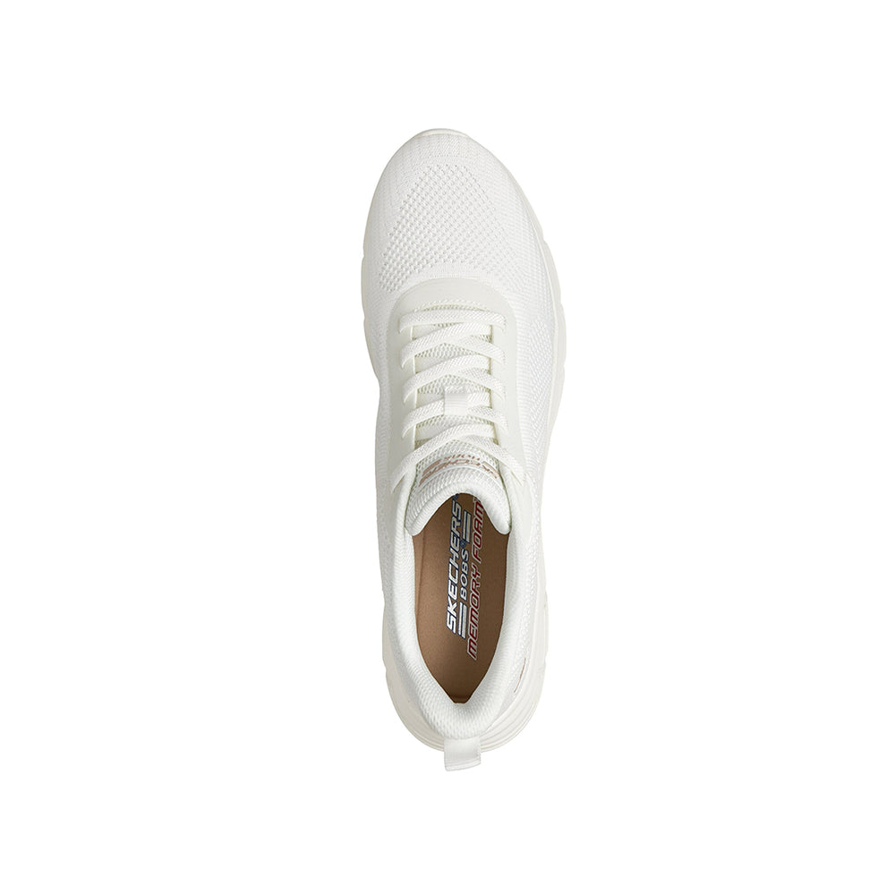 Tenis Skechers Mujer Bobs B Flexlo Memory Foam - Blanco