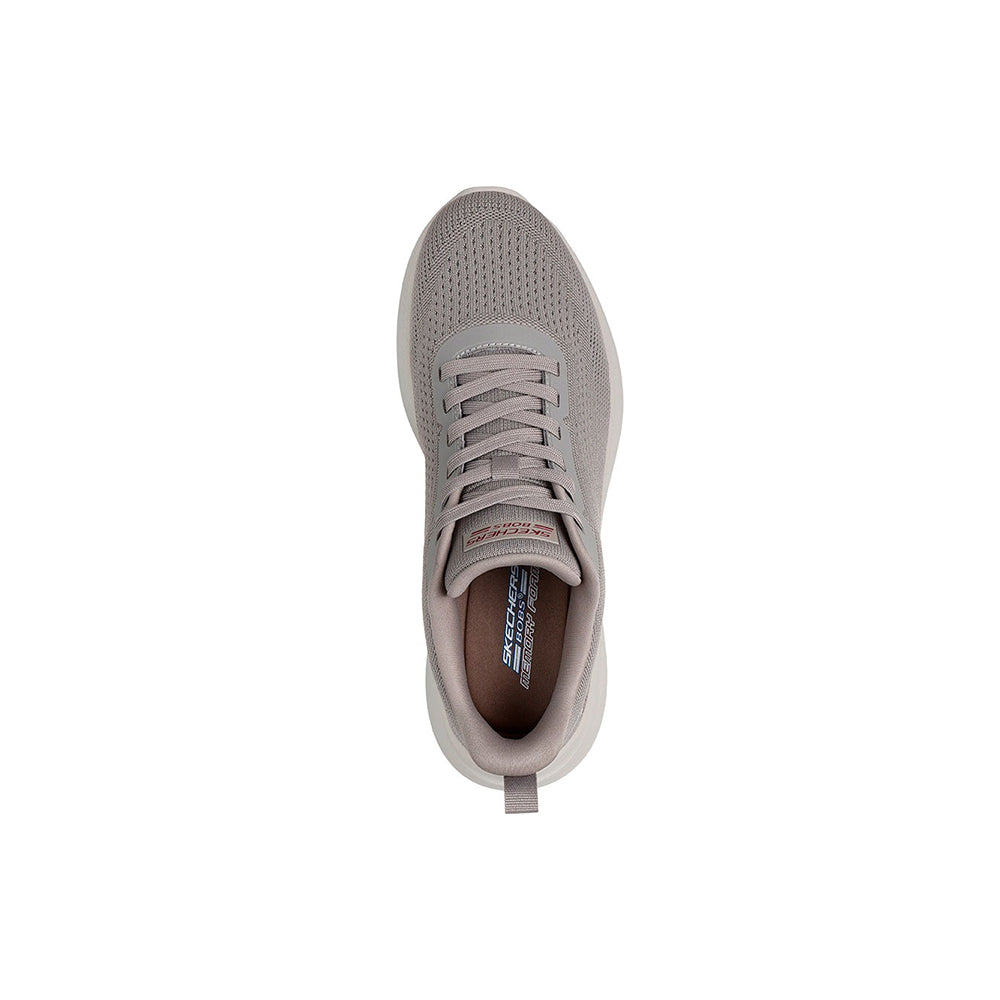 Tenis Skechers Hombre Bobs Moda Flex - Gris