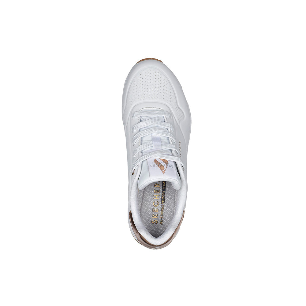 Tenis Mujer Skechers Uno Golden Air - Blanco