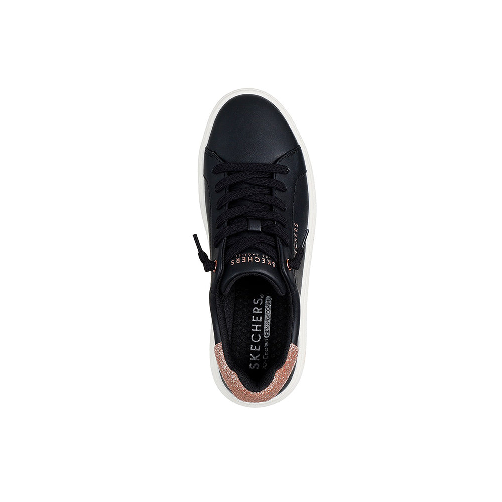 Tenis Mujer Skechers Court Break - Negro - Blanco