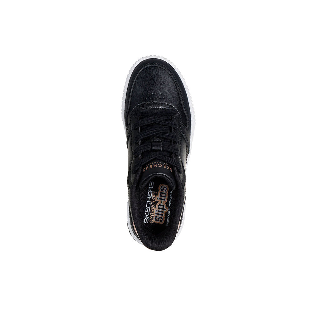 Tenis Skechers Kids Jade-Metallic - Negro