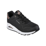 Tenis Mujer Skechers Uno Golden Air - Negro-Blanco