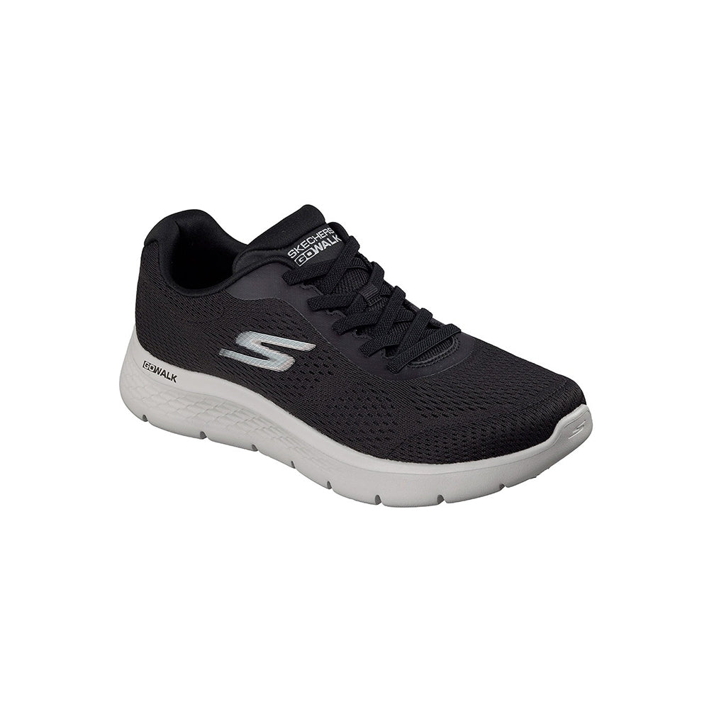 Tenis Skechers Hombre Go Walk flex Remark - Negro/Blanco