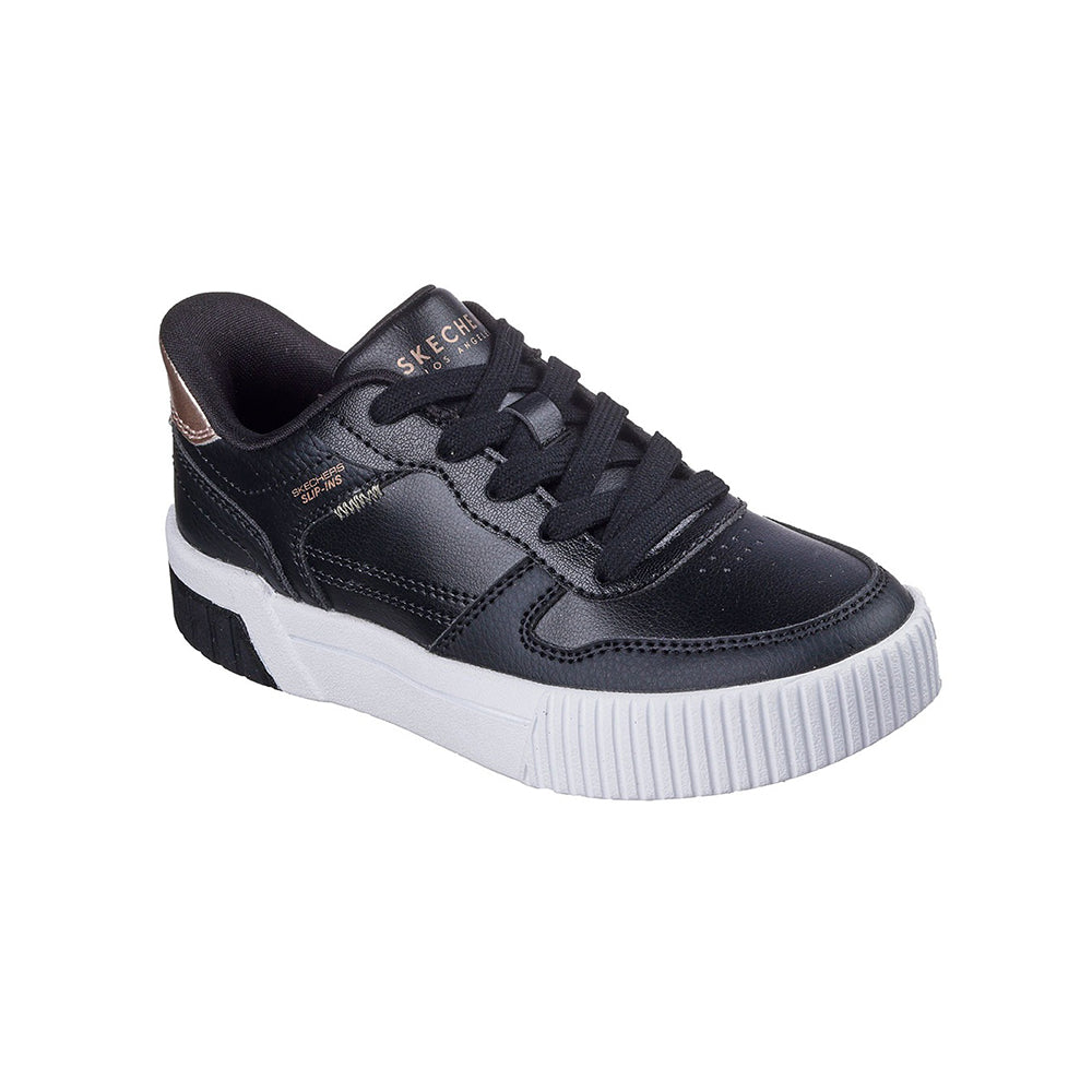 Tenis Skechers Kids Jade-Metallic - Negro