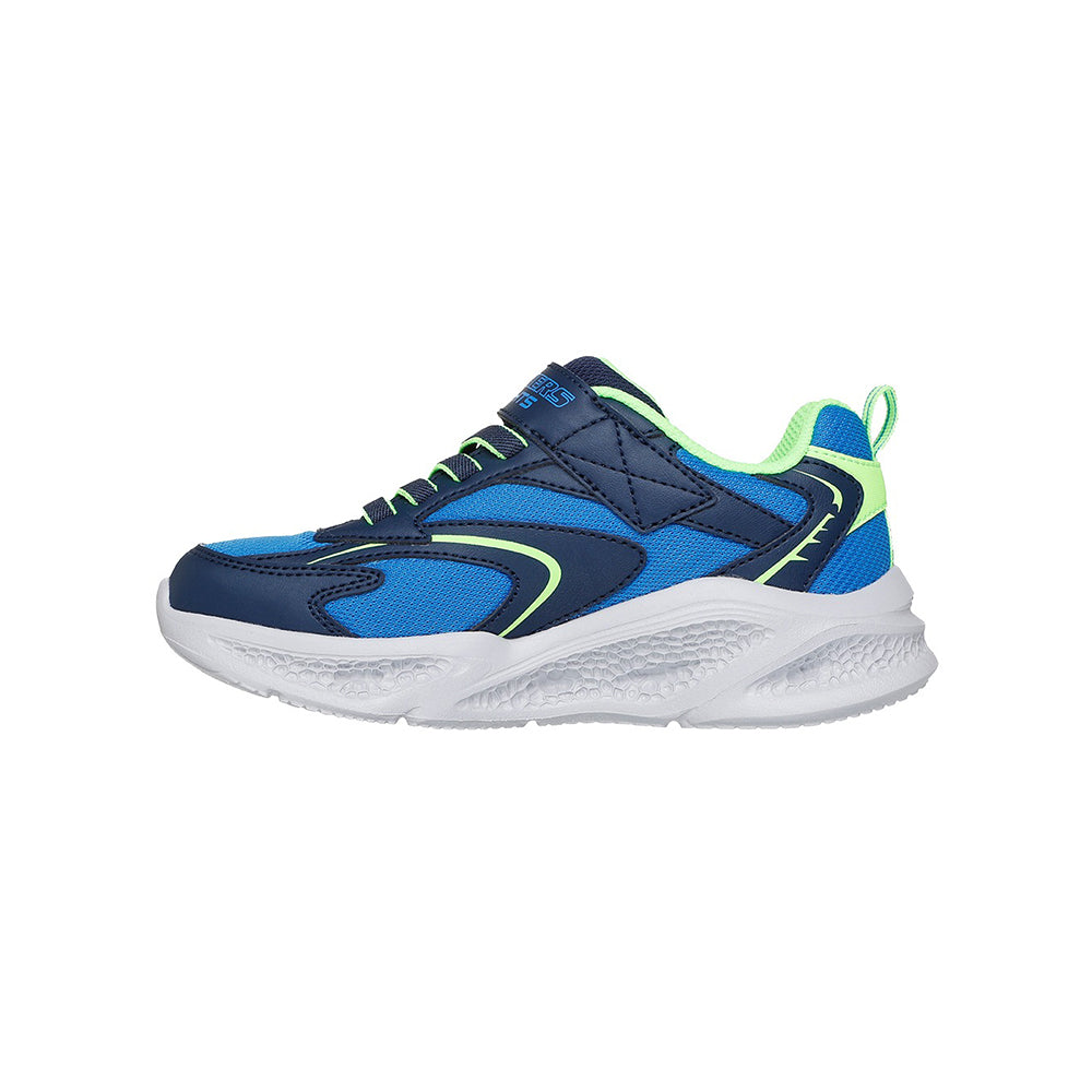 Tenis Skechers Kids Meteor Ligths Glow - Azul