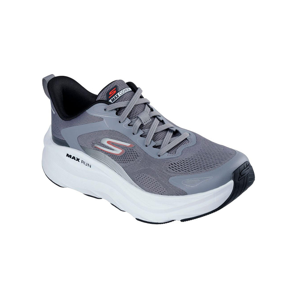 Tenis Hombre Skechers Max Run Pace Wave - Gris